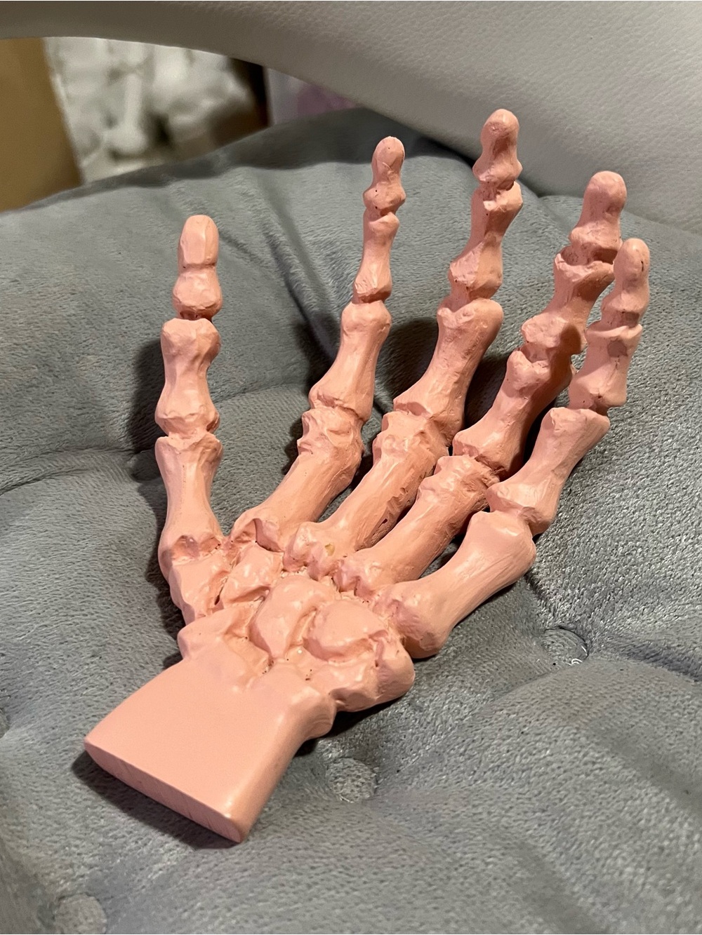 Michaels Pink Skeleton Hand Decorative Accent